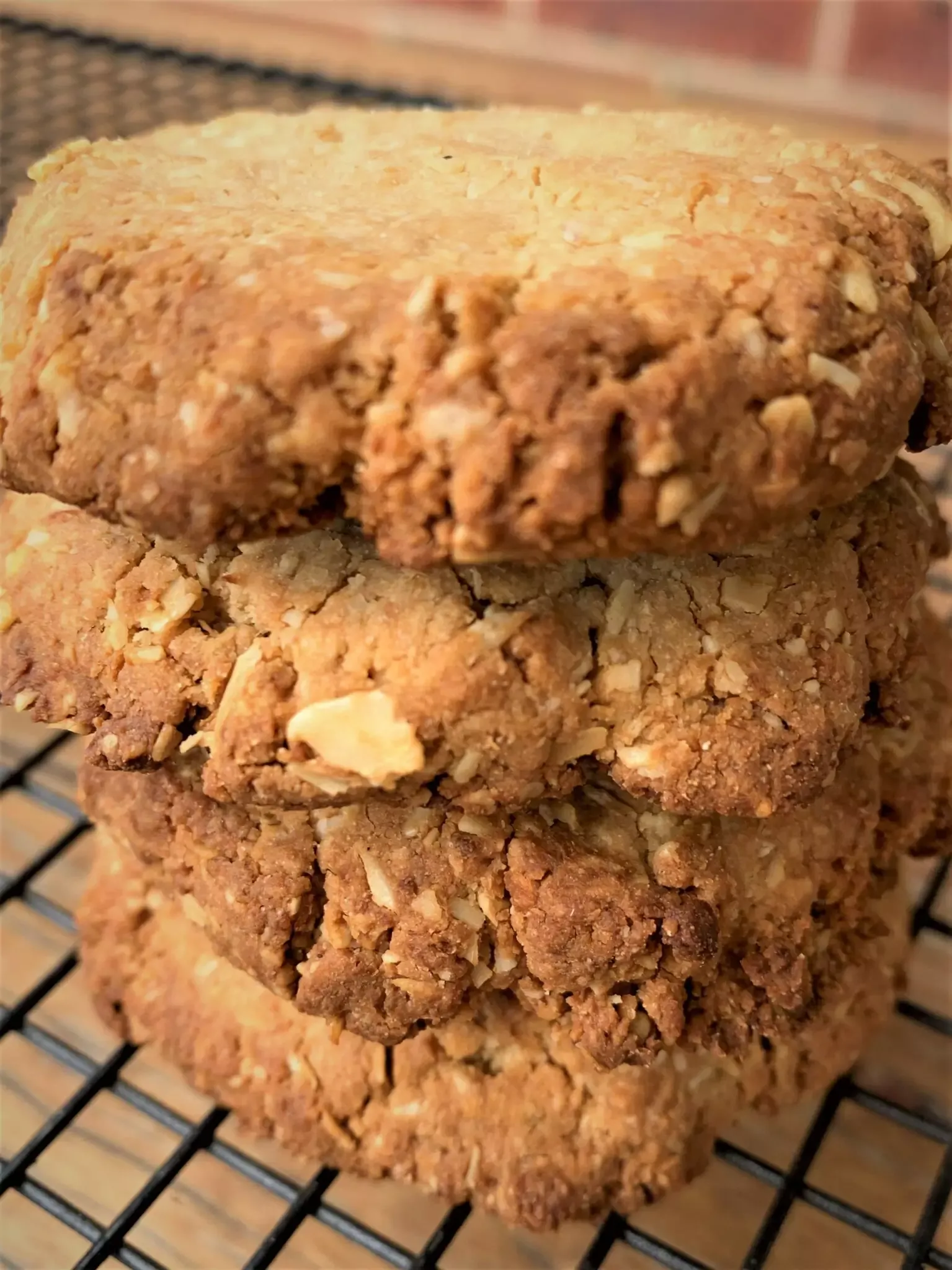Healthier Anzac Cookies