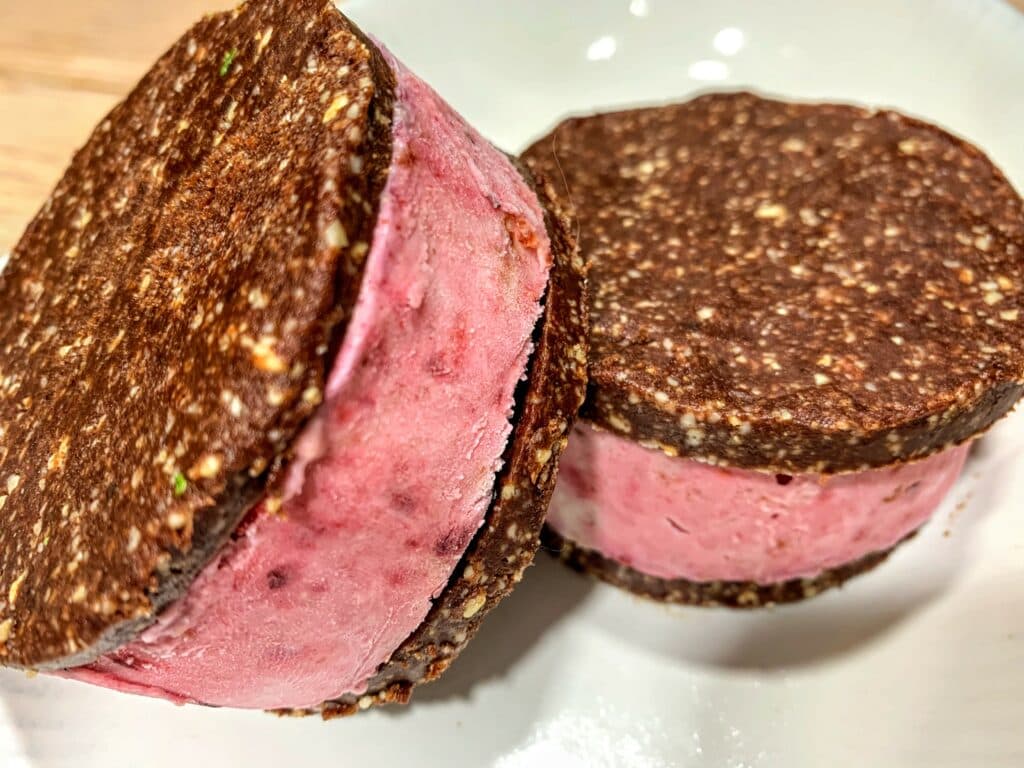 Raw Ice-cream Sandwich