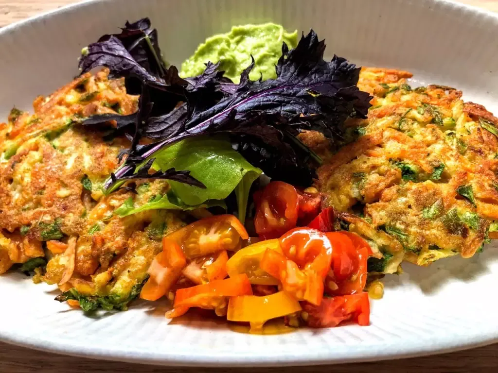 weekend veggie fritters